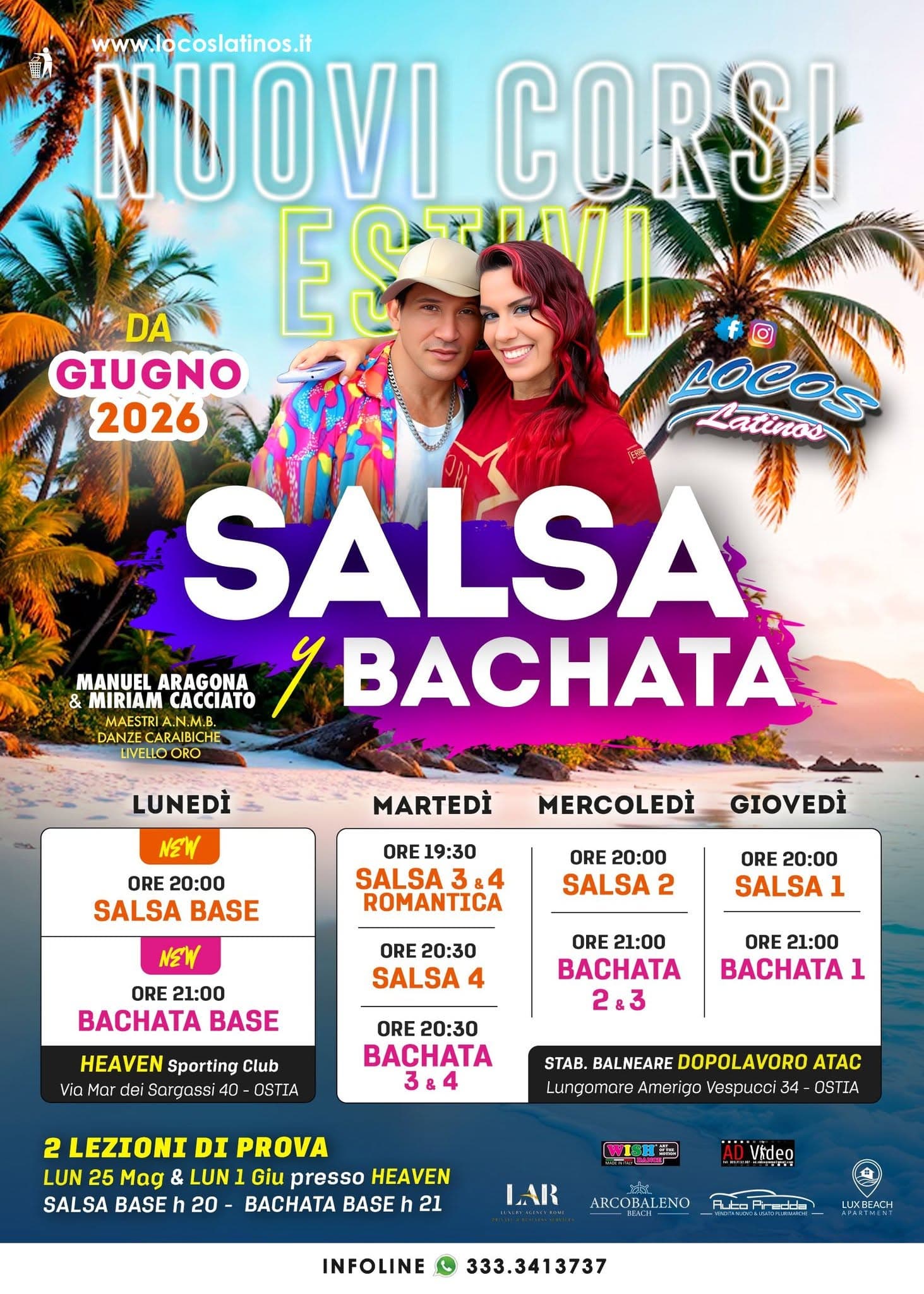 Locos Latinos Scuola di Salsa Cubana. Lido di Ostia Rm